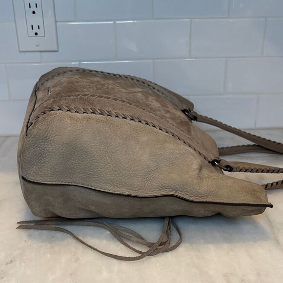 Rebecca Minkoff Bag Purse Handbag Leather Boho Nubuck Tote Bag Pocketbook - Picture 8 of 16